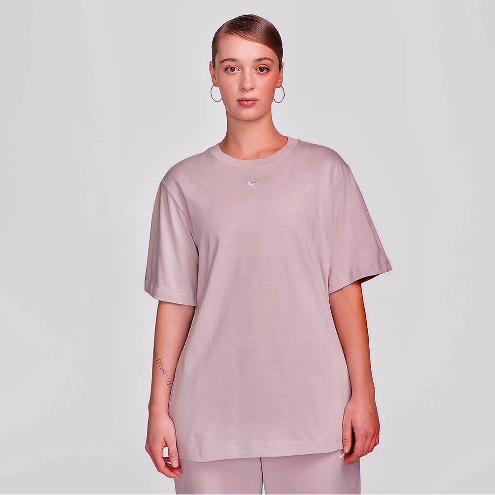 Nike Oversized Boyfriend Tee T-shirt - Mauve Blush - Medium